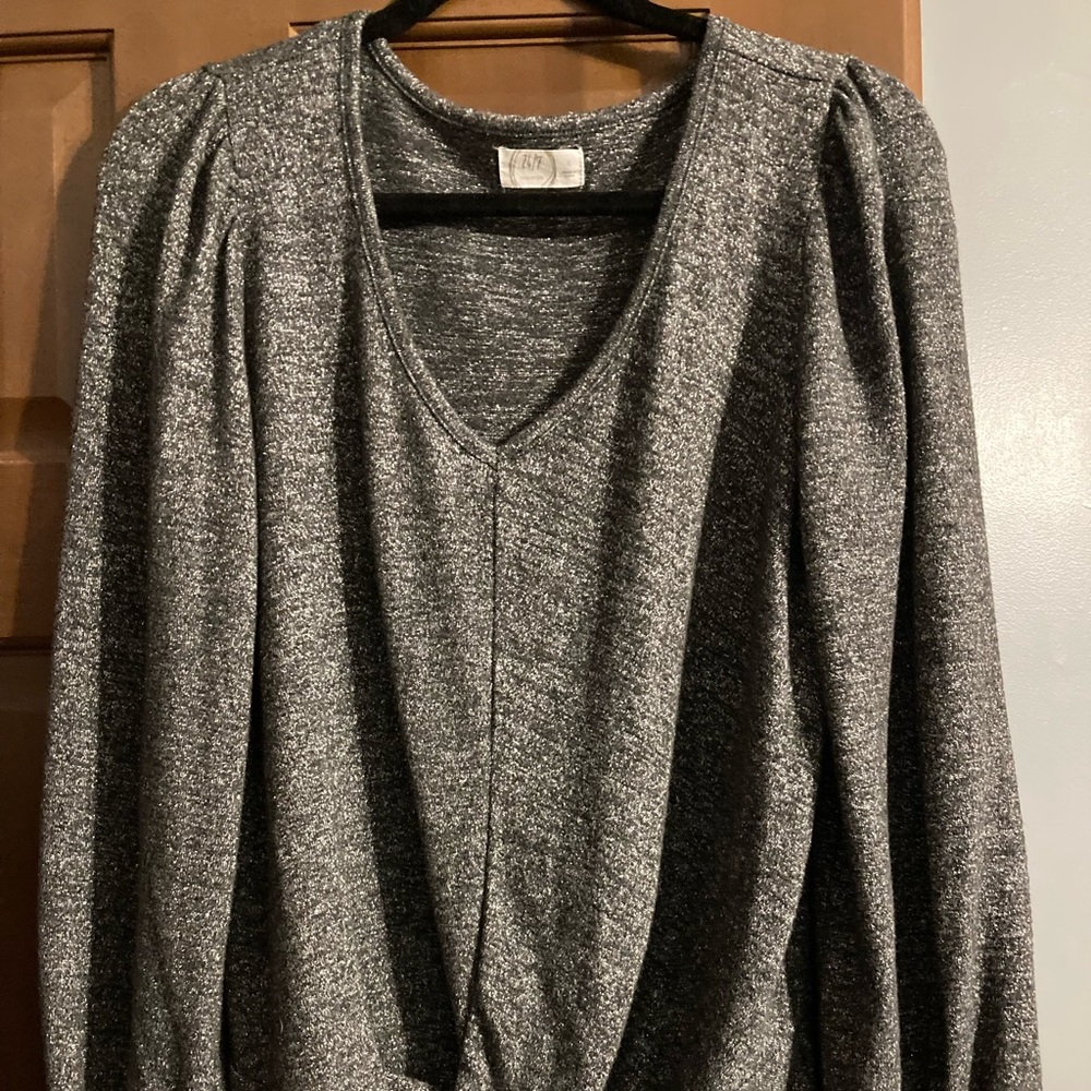 Sparkly Maurices Long Sleeve Blouse